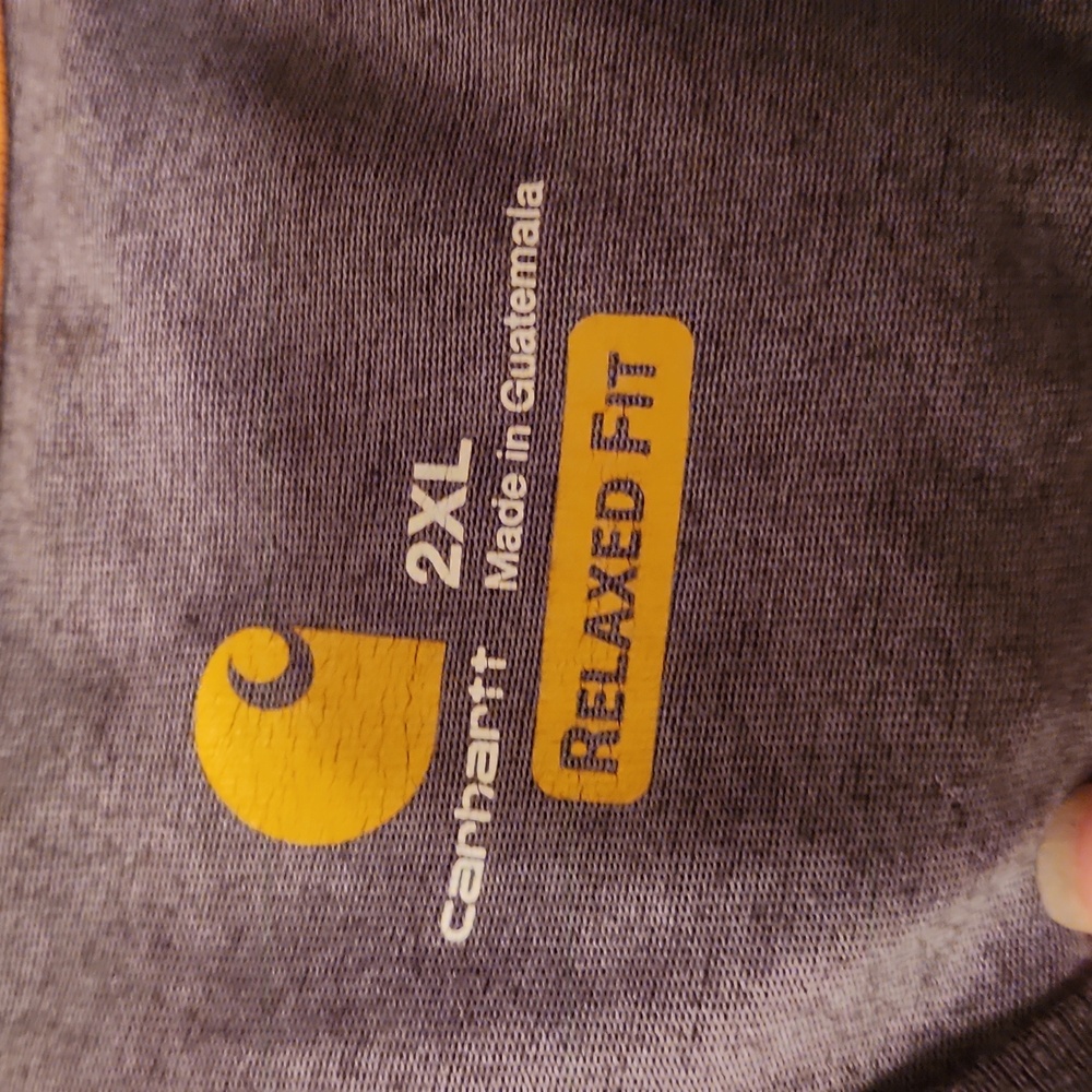 Carhartt Men's Gray T-Shirt Suze 2XL - Picture 3 of 6